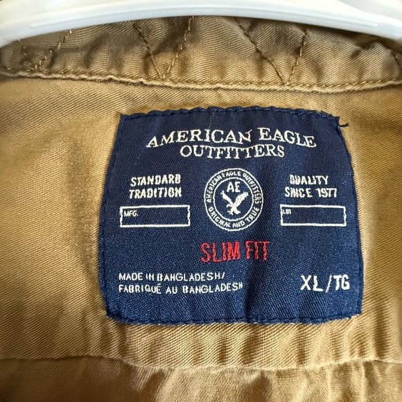 American Eagle Outfitters Brown Casual Button-Down Shirt - Picture 4 of 5